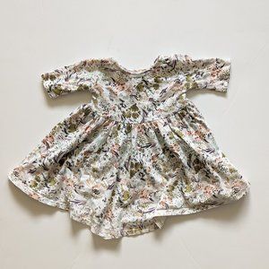 Vivie and Ash Wildwood Three Quarter Sleeve Twirly Dress EUC 12-18 months